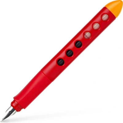 Afbeelding van Faber Castell schoolvulpen Scribolino rechtshandig rood FC 149852