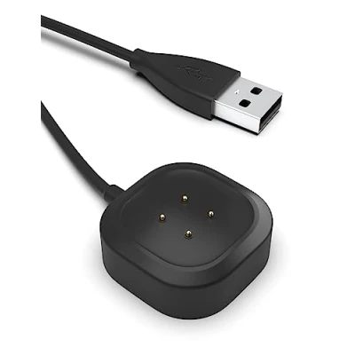 Afbeelding van Sinoacc Fitbit Sense Versa 3 Smartwatch oplader, 1,9 m, snel opladen, vervanging voor 2, Sense, 4, 3, USB laadstation (niet 2/Versa 1/se/Versa Lite)