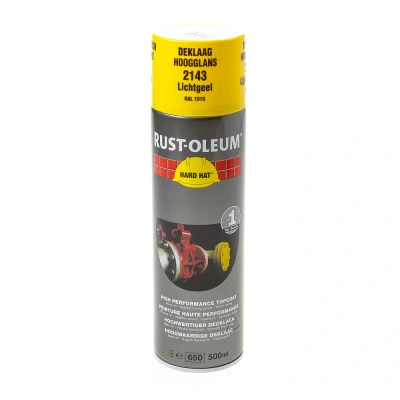 Afbeelding van Rust Oleum Hard Hat lichtgeel 500ml