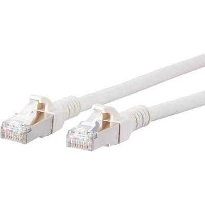 Afbeelding van BTR NETCOM Cat6A netwerkkabel Wit 1 meter