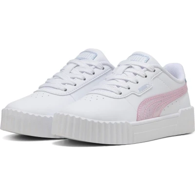 Afbeelding van PUMA Carina 3.0 Blurry Dreams PS Meisjes Sneakers White Rose Mauve Cool Weather