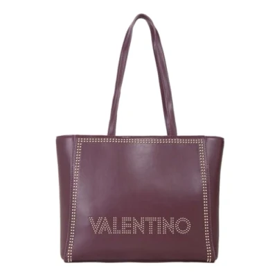 Afbeelding van VALENTINO Schoudertas Shine Re Shopping Bag Vino Wijnrood