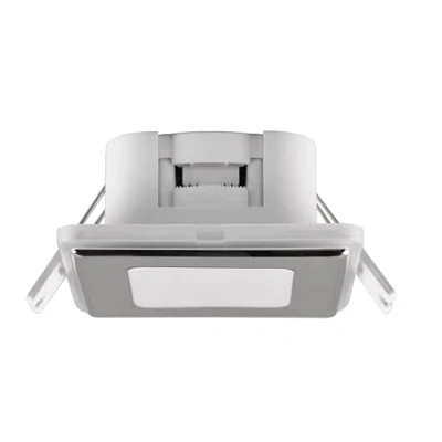 Afbeelding van LED inbouwlamp Nimbus IP44 8,5x8,5cm 830 chroom