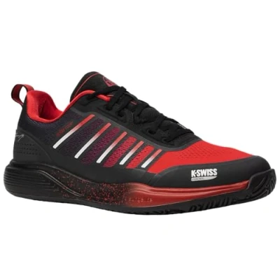Afbeelding van K Swiss Ultra Court Padel Heren Padelschoen RoodZwartWit Maat 42,5