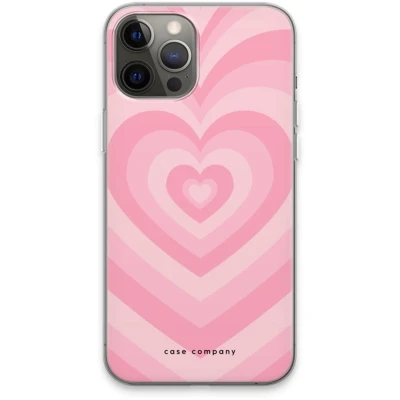 Afbeelding van Case Company® hoesje geschikt voor iPhone 13 Pro Max Hart Roos Soft Cover Telefoonhoesje Bescherming aan alle Kanten en Schermrand