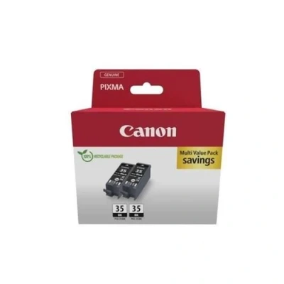 Image de Pack de 2 cartouches d&#039;encre noir CANON PGI 35 Pour PIXMA iP100/iP110/TR150