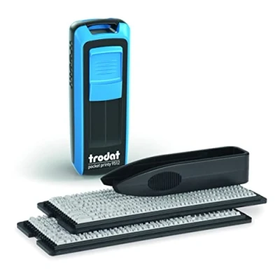 Afbeelding van Trodat Pocket Printy 9512 Typomatic stempel, 4 lijnen, 47 x 18 mm