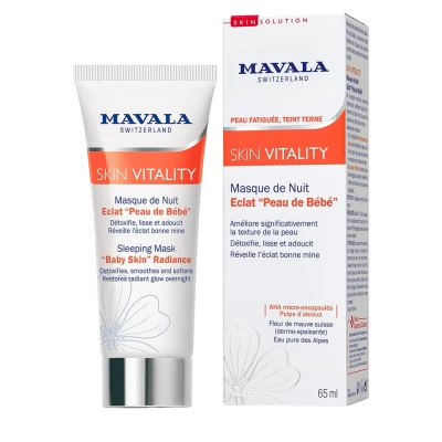 Afbeelding van Mavala VITALITY Sleeping Mask &quot;Baby Skin&quot; 65 ml Leave on gezichtsmasker