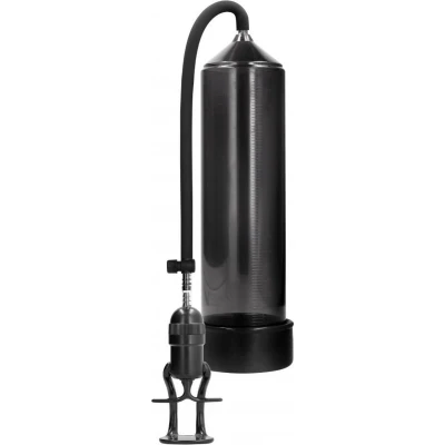Afbeelding van Pumped Deluxe Beginners Penis Pomp met Trekkergrip Inclusief Siliconen Penisring 30 cm Zwart