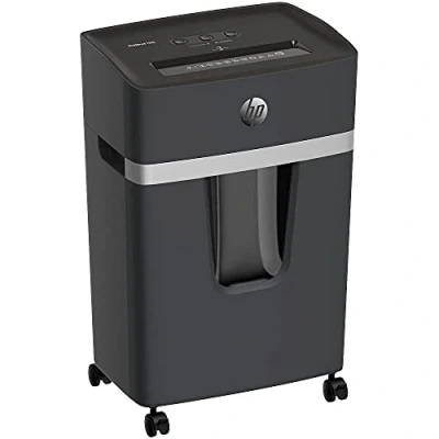 Afbeelding van HP Pro 15CC Papierversnipperaar Shredder Beveiligingsniveau P 4 15 DIN A4 Cross Cut 20 Liter Professioneel Kantoorgebruik Zwart