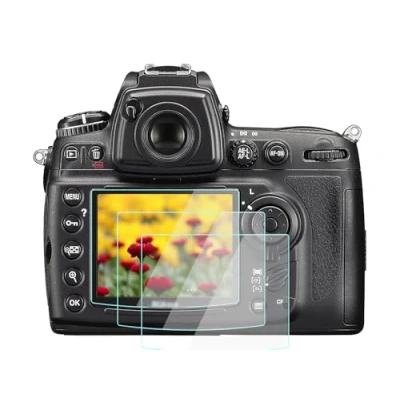 Afbeelding van Nikon D7000 D90 D700 D300S Foils 9H gehard glas optische LCD schermbeschermfolie, perfecte afdekking voor digitale camera&#039;s, 3 stuks