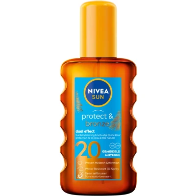 Afbeelding van NIVEA SUN Protect &amp; Bronze SPF20 Olie Spray 200 ml