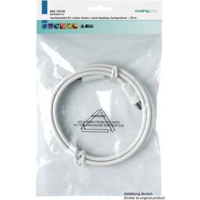 Afbeelding van Axing BAK50090 5m IEC Wit coax kabel