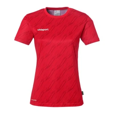 Afbeelding van uhlsport Tshirt print, Dames, Maat: Small, Rot