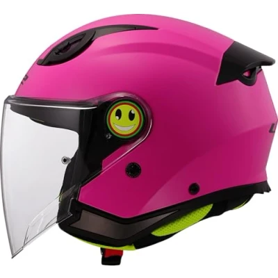 Afbeelding van LS2 Kinderhelm Funny II Solid OF622 roze maat L