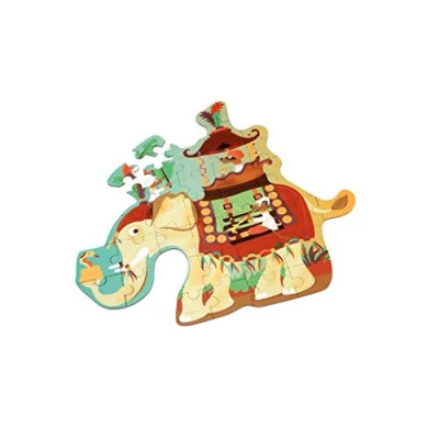 Afbeelding van Contour Puzzel Olifant
