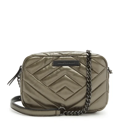 Afbeelding van Armani Exchange Dames Crossbody Tas van Polyester Bruin