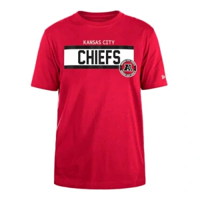 Afbeelding van Kansas City Chiefs Nfl Regular T shirt High Density Ink Screenprint Front Graphic Original Team Color Uniseks