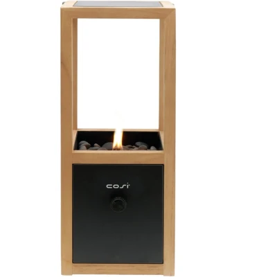 Afbeelding van Cosiscoop Urban Teak/zwart 20x20x49,3 cm