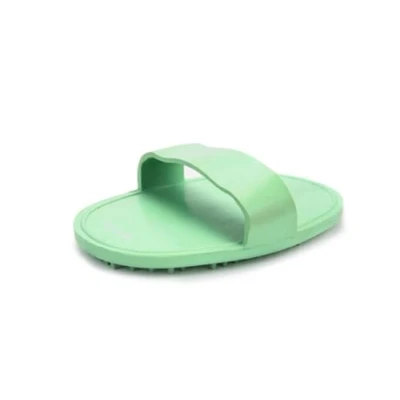 Afbeelding van Beeztees Rubber Massageborstel Ovaal Mint 13x9cm