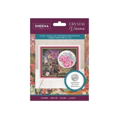 Afbeelding van Sheena Douglass Crystal Visions Clearstamp Floral