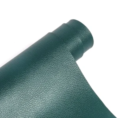 Afbeelding van Kunstleer, zelfklevende lederen reparatieset, patches reparatiepatch 40 x 150 cm, voor banken, autostoelen, bureaustoel, hoofdbord, handtassen, jassen, donkergroen