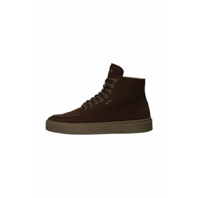 Afbeelding van Blackstone RUBY EERO CG184 Coffee Bean Sneaker (high) Heren Dark brown Maat: 45