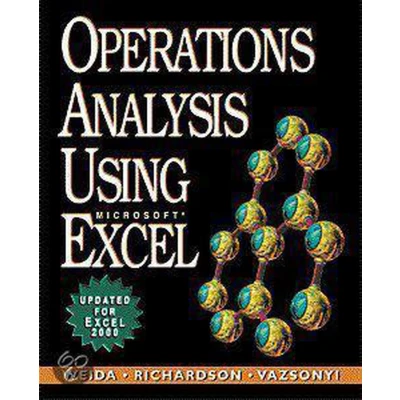 Afbeelding van Operations Analysis Using Microsoft Excel