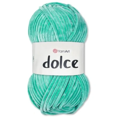 Afbeelding van Frida&#039;s Wollhaus YarnArt Dolce Chenille breiwol, haak en amigurumi garen, 100 g, 64 kleuren, 770 munt