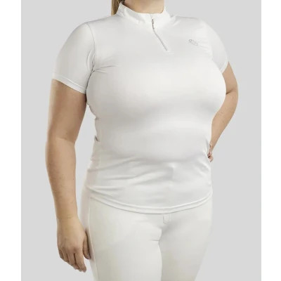 Image de Montar Polo Everly Crystal Logo Blanc XXL