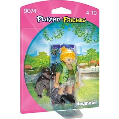 Afbeelding van PLAYMOBIL Dierenverzorger met baby gorilla 9074