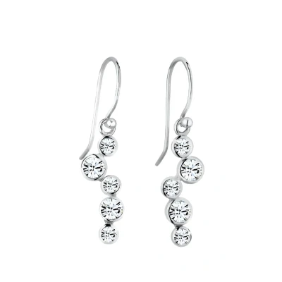 Afbeelding van Elli Glamour DROP Oorbellen, Dames, Maat: One Size, Weiß