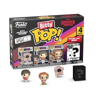 Afbeelding van Funko Bitty Pop! ST SZN1 Demogorgon 4pkE een mysterieus verrassingsminifiguur 0,9 inch (2,2 cm) Stranger Things verzamelobject Stapelbaar tentoonstellingsrek inbegrepen
