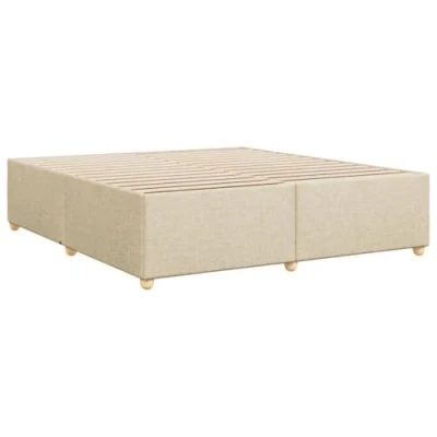Afbeelding van Bedframe stof crmekleurig 180x200 cm