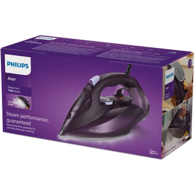 Afbeelding van Philips 7000 Series HV stoomstrijkijzer donkerpaars