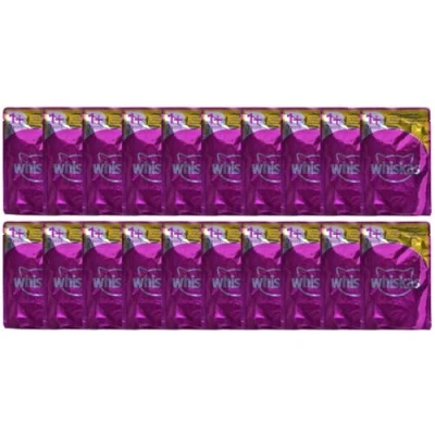 Afbeelding van WHISKAS Poultry Feasts in Jelly nat kattenvoer 80x85 g