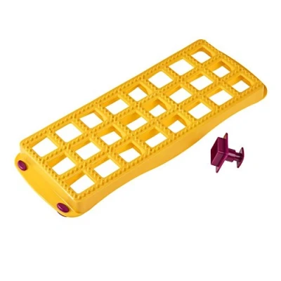 Afbeelding van Metaltex Raviolimaker 24 Stuks 34 X 12 Cm Geel 2 delig