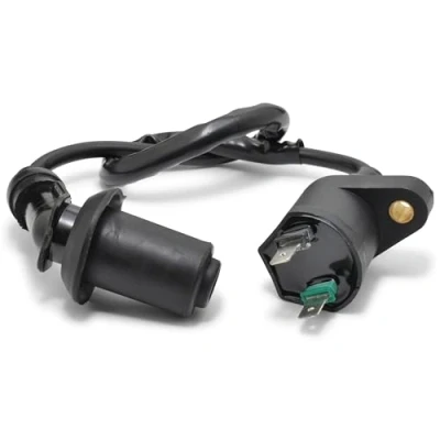 Afbeelding van Easyboost bobine d&#039;allumage antiparasite fil de bougie pour 50cc GY6 4T 139QMB Baotian BT49QT, Kymco Agility, Dink, Like, People, Super 8, Vitality, Peugeot Kisbee, Speedfight 3 4, Tweet, V Clic