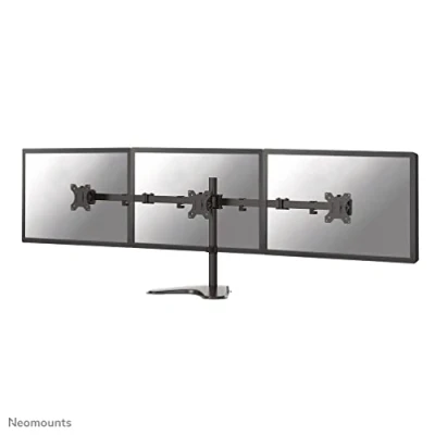 Afbeelding van Neomounts FPMA D550DD3BLACK Monitor tafelbeugel 3 voudig 33,0 cm (13) 68,6 (27) Zwart Kantelbaar, Roteerbaar, Zwenkbaar