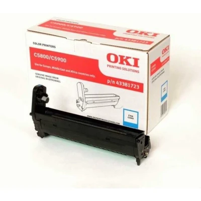 Afbeelding van OKI 43381707 Drum Cyaan