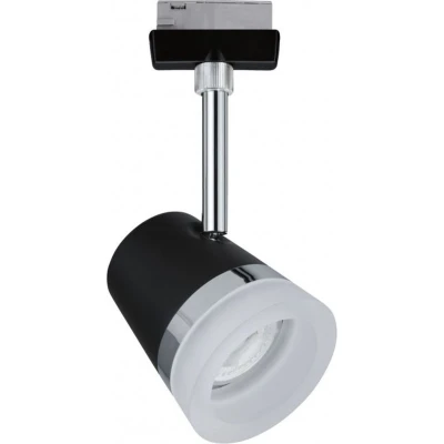 Afbeelding van Paulmann Cone 230V railsysteem lamp URail GU10 Zwart (mat), Chroom