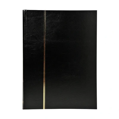 Image de Album de timbres simili cuir pages noires