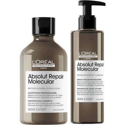 Afbeelding van L`Oreal Professionnel Absolut Repair Molecular Duo Set Schade Herstel 3