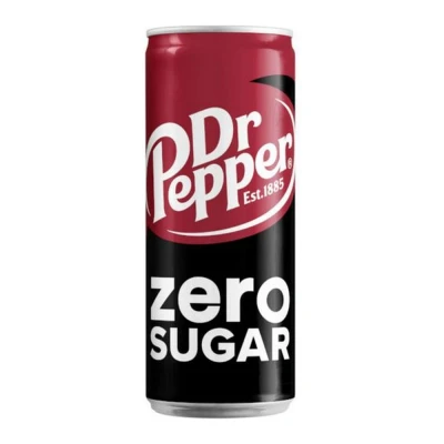 Afbeelding van Dr. Pepper Zero Blik 24 x 33 cl