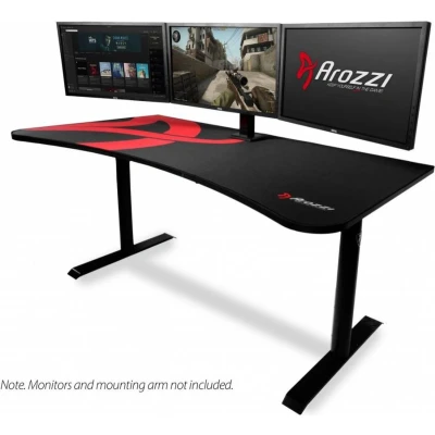 Afbeelding van Arozzi Arena Gaming Desk (Onderstel) Rood + Box2 (Blad)