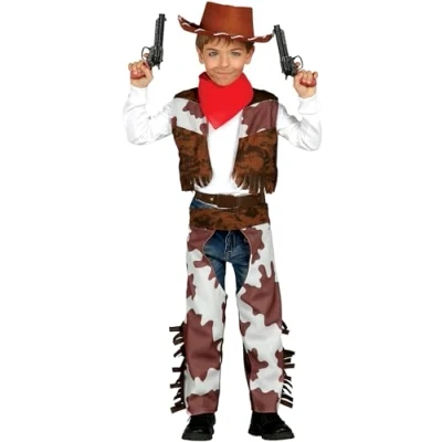 Afbeelding van Guirca 85683 Cowboykostuum, maat 3 4 jaar, bruin
