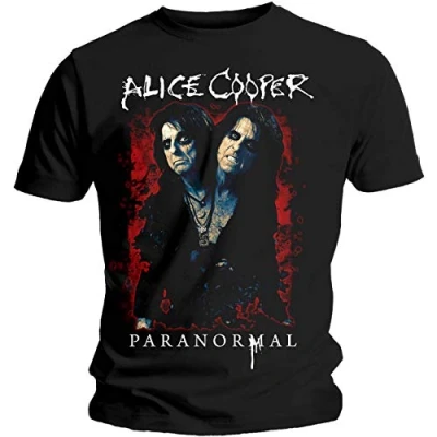 Afbeelding van Alice Cooper Paranormal Splatter Heren T shirt S Zwart