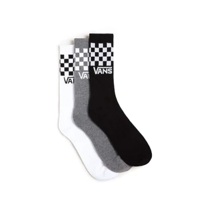 Afbeelding van Vans Classic CREW 3PACK Sokken, Heren, Maat: 42.5 47, Black white