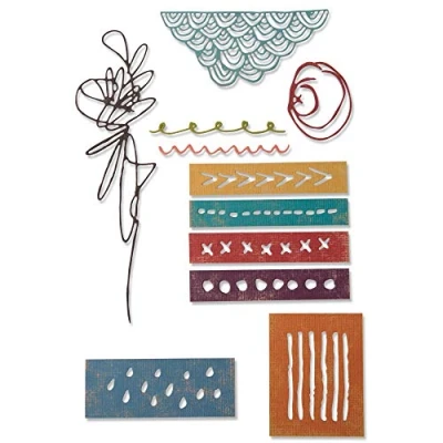 Afbeelding van Sizzix Thinlits die set Happy hour