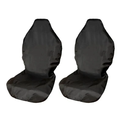 Afbeelding van LIONSTRONG® Autostoelhoezen voor voorstoel, universeel, waterdicht, voorstoelhoezen, autostoelbescherming, werkplaats, sportstoelen, 2 stuks